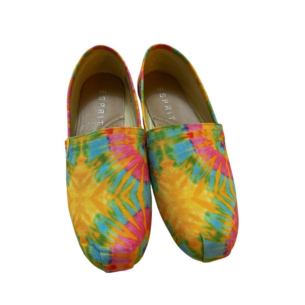 Esprit Tye Dye Slip On Shoes Size 7.5